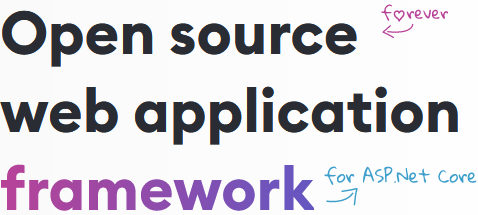 ABP Framework is an open source web development framework 