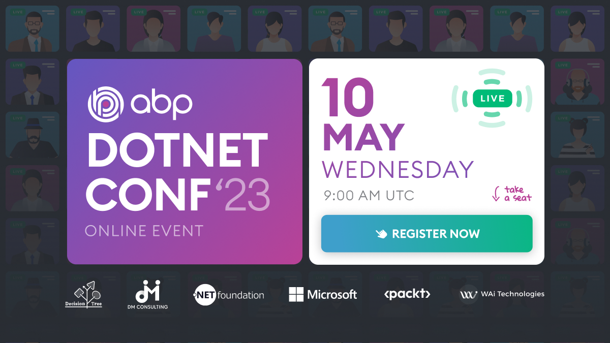 You Are Invited to ABP .NET Conf’23! 📣 cover image