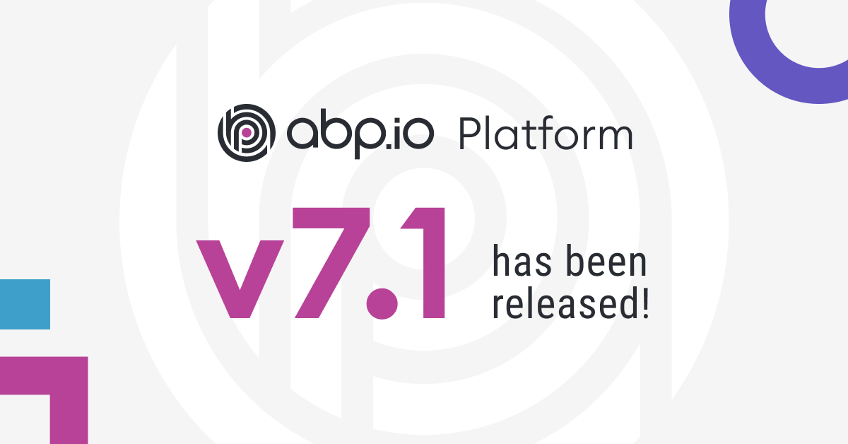 ABP.IO Platform 7.1 RC Has Been Published cover image